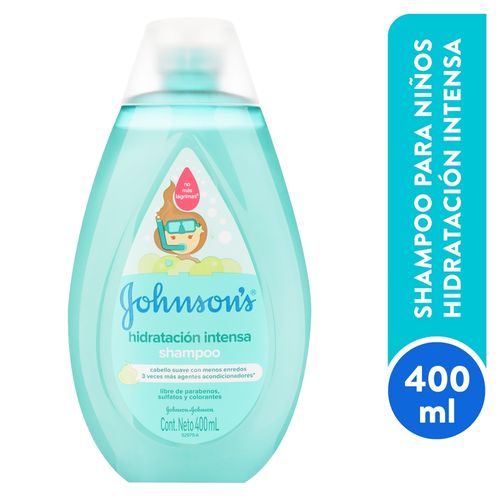 Shampoo Infantil Johnson's Hidratación Intensa -400 ml