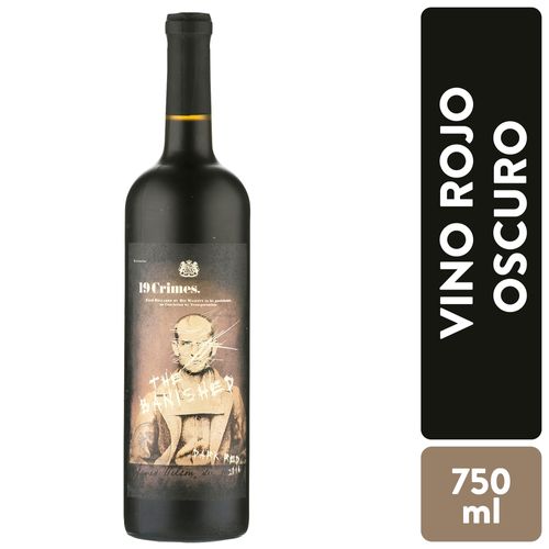 Vino 19 Crimes Red Blend Banish Dark - 750ml