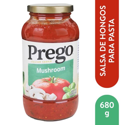 Salsa Prego De Tomate Con Hongo - 680gr