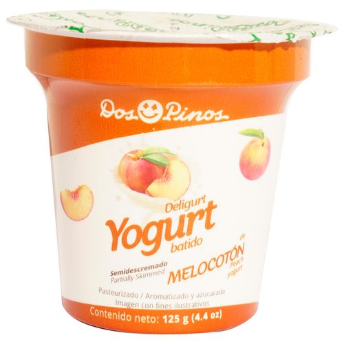 Yogurt Batido Melocoton 125Gr Dos Pinos