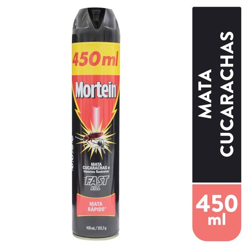 Insecticida Mortein Fast Kill Cucarachas Aerosol - 450ml