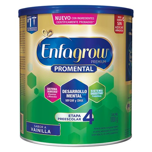 Fórmula infantil Enfagrow promental etapa 4 vainilla - 1650 g