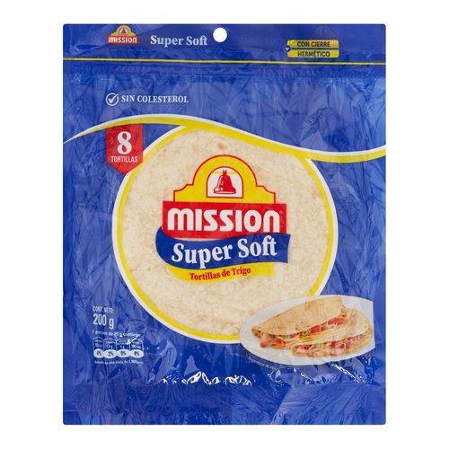 Tortillas Mission Trigo Super Soft 8 200