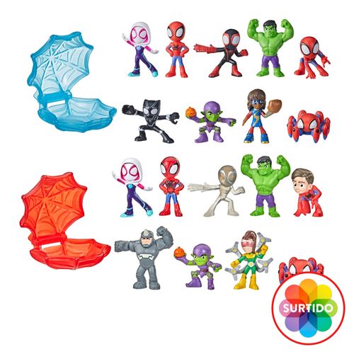 Figura de Acción Spidey & His Amazing Friends Miniamigos Arácnidos