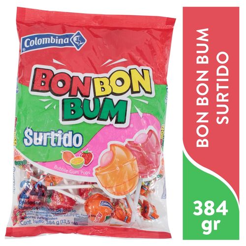 Bon Bon Bum Surtido Colombina 384gr