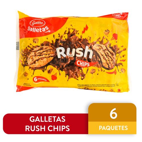 Galleta Gallito Rush Chips -258 g