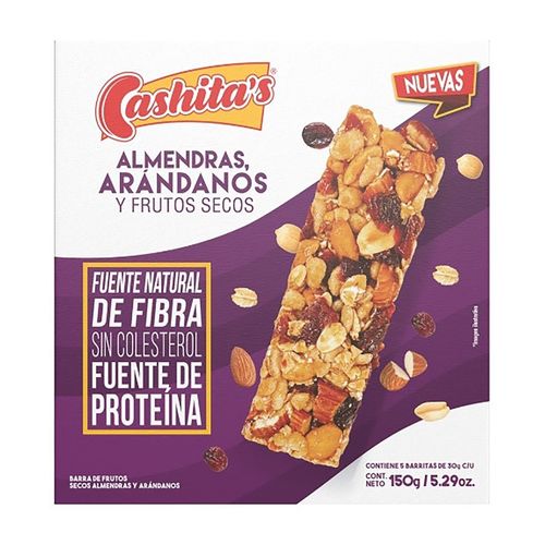 Cashitas Barra Almendra Arandanos 150G