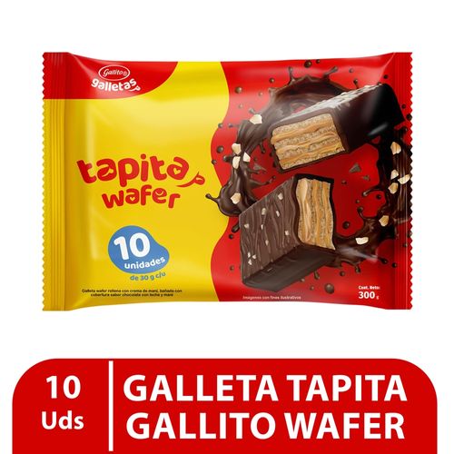 Galleta Tapita Waffle Gallito 300Gr