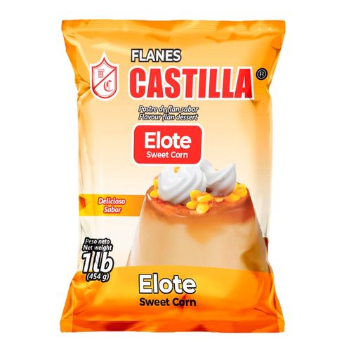 Flan Castilla Elote 454Gr