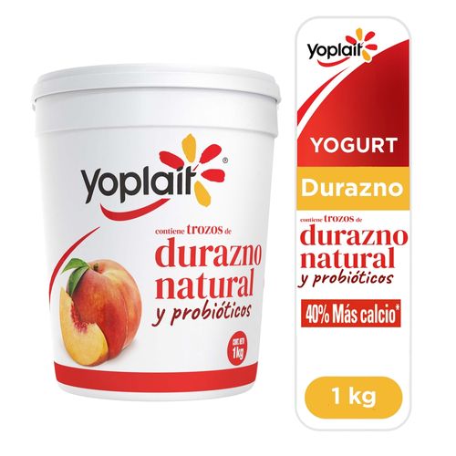 Yogurt Yoplait, Durazno-1000g