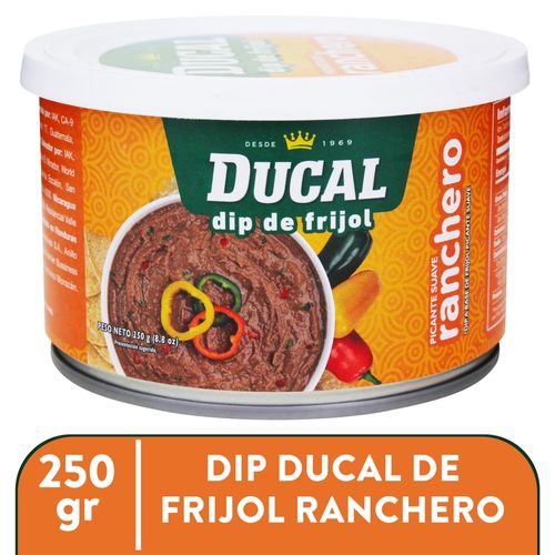 Dip Ducal Frijol Picante Suave 250Gr