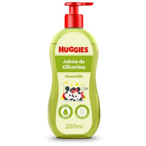 Jabón Liquido Huggies Hora de Soñar Con Manzanilla  200ml