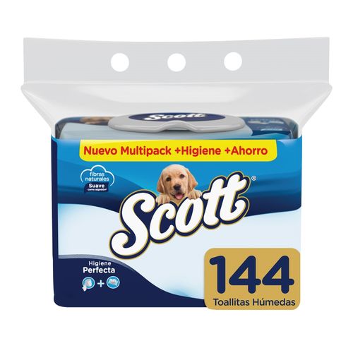 Toallas húmedas Scott multipack - 144 Uds