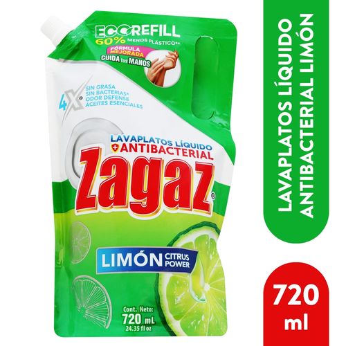 Lavaplatos Liquido Zagaz  Citrus Doy Pack 720 Ml