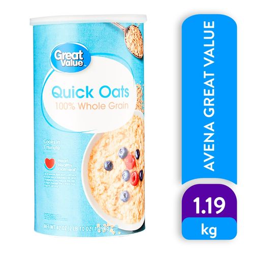 Avena Gret Value Quick Oats De Rápida Cocción - 1191 g