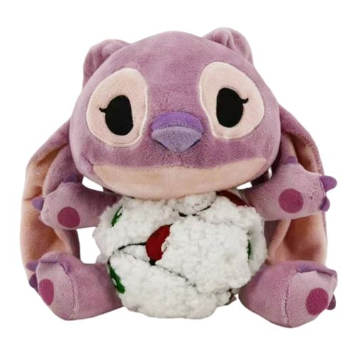 Peluche Angel Stitch Rosado 19Cm