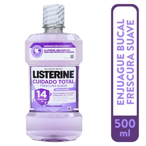 Enjuague Bucal Listerine Total Zero 500Ml