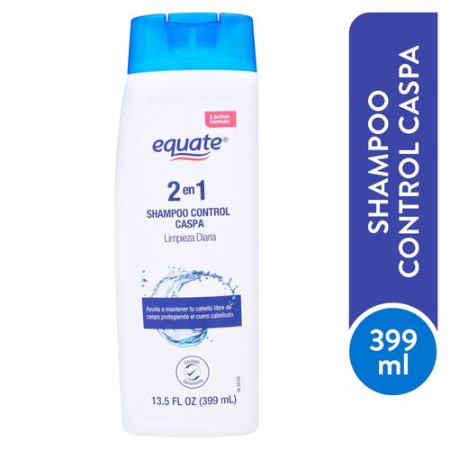 Shampoo Y Acondicionador 2En1 Everyday Clean Marca Equate - 399Ml