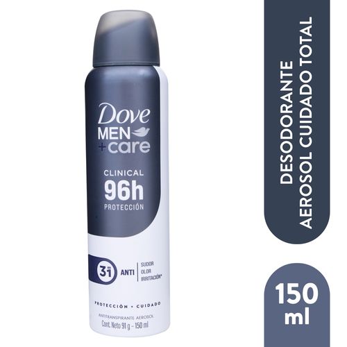 Desodorante Dove Aero Clin Cuidado Total-  91gr