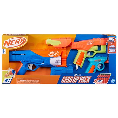 Juguete Nerf Lanzador N Series Gear Up Pack