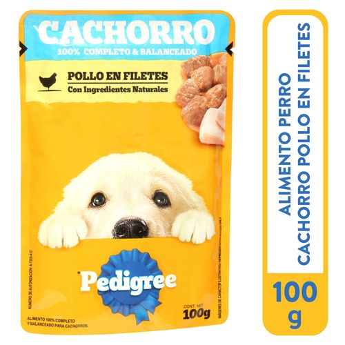 Alimento húmedo Pedigree ara cachorro sabor pollo - 100 g