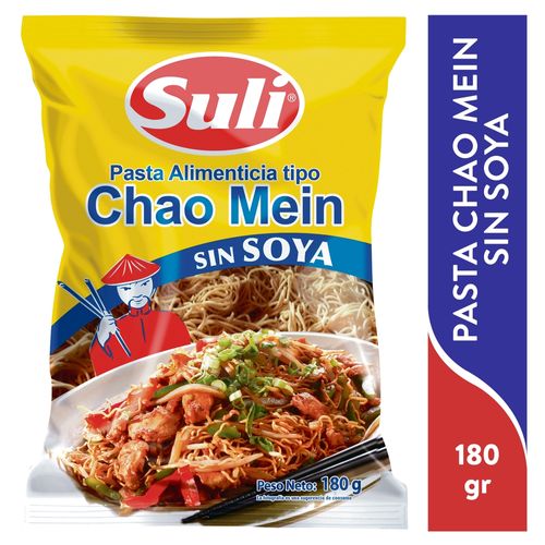 Pasta Chao Mein Suli Sin Soya 180 g