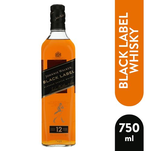 Whisky Johnnie Walker Black Label 750ml