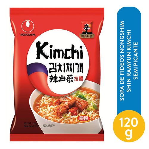 Sopa Nong Shim Kimchi Ramyun Bolsa - 120 g