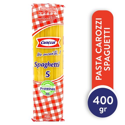 Pasta Carozzi Spaguetti No.5 - 400gr