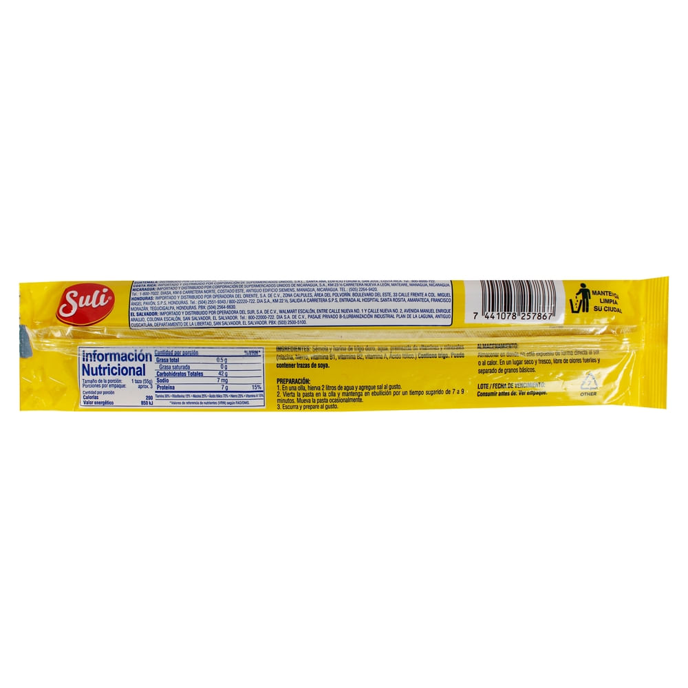 Comprar Pasta Alimenticia Suli Spagueti - 180 g | Walmart Guatemala ...