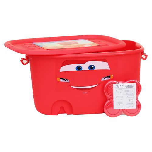 Caja Organizador 42l Ruedas Cars Disney