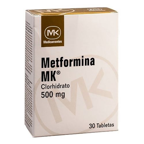 Metformina Mk 500 Mg C X 30 Tab Ea