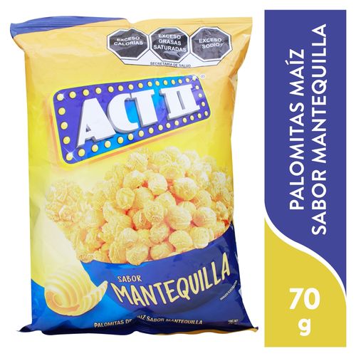 Popcorn Act Ii Rte Mantequilla 70 Gr