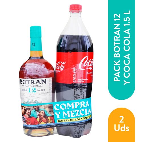 Ron Botran 12Anios Mas Coca Cola 2250Ml