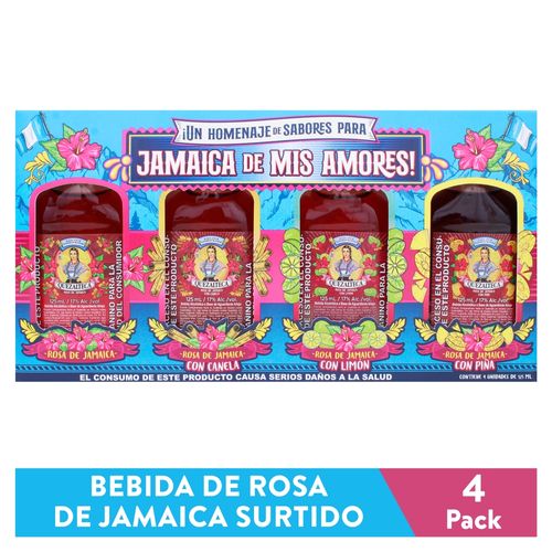 4pack Quezalt Jamaica El Homenaje 500 Ml