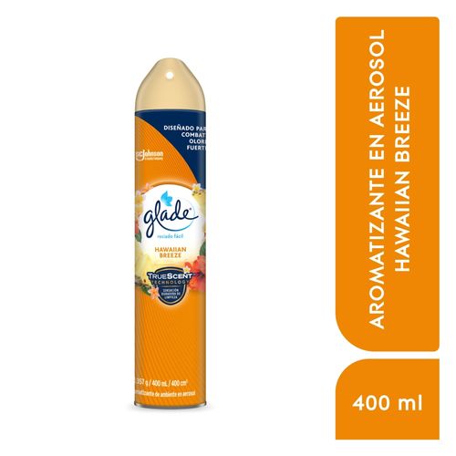 Aromatizante Glade en Aerosol Hawaiian Breeze - 400 ml