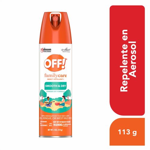 Repelente Off Aerosol Family Care 113Gr