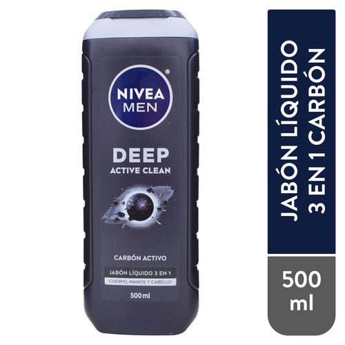 Jabón Liíquido Nivea Shower Deep Active - 500ml