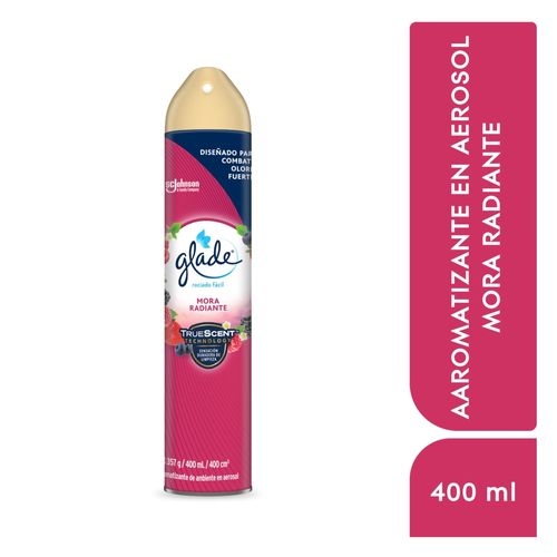 Aromatizante Glade Aerosol Mora Radiante - 400 g