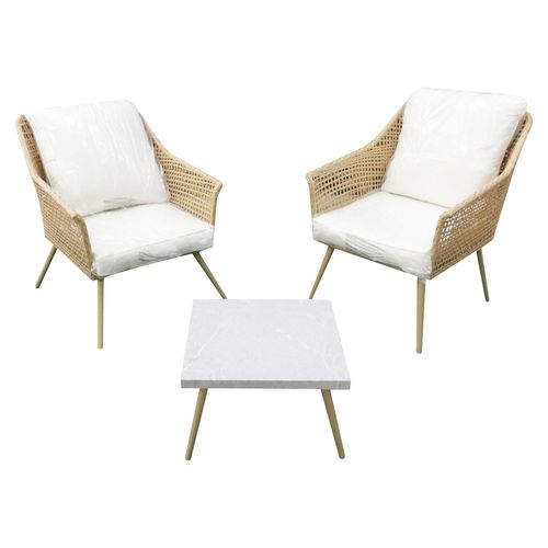 Ht Set Bistro 3 Piezas Color Beige