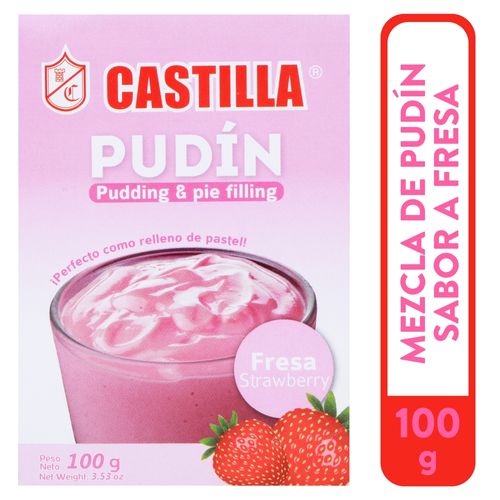 Mezcla Pudin Castilla Fresa 100Gr