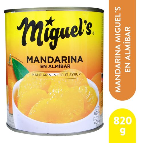 Mandarina Miguels En Almibar - 820 g