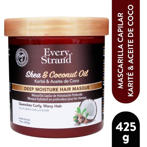 Crema Para Cabello Every Strand, Para Estilos Lisos Con Aceite De Aguacate y Manteca De Cacao - 177ml