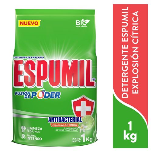 Detergente En Polvo Espumil Explosión Cítrica -1KG