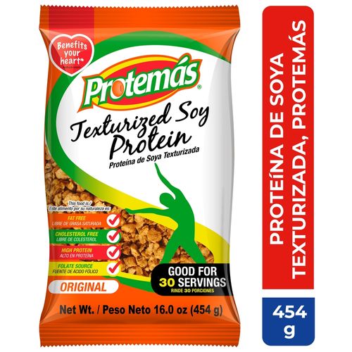 Proteína de soya Protemas texturizado -454 g