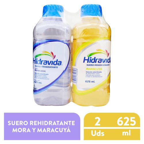 Hidravida 2Pack Mora Maracuya 625Mlx2Un