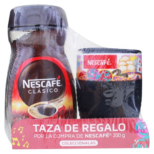 Cafe Instant Nescafe Clasico 200Gr Taza