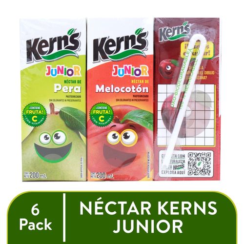 Nectar Kerns, Junior 6 Pack - 200ml