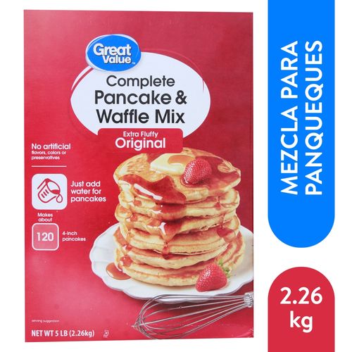 Mezcla Gred Value Para Panqueque Y Waffle Mix Original - 2260g