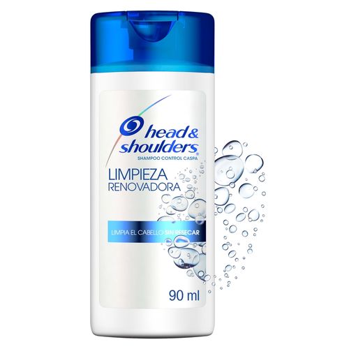 Shampoo Control Caspa Head & Shoulders Limpieza Renovadora 90 ml